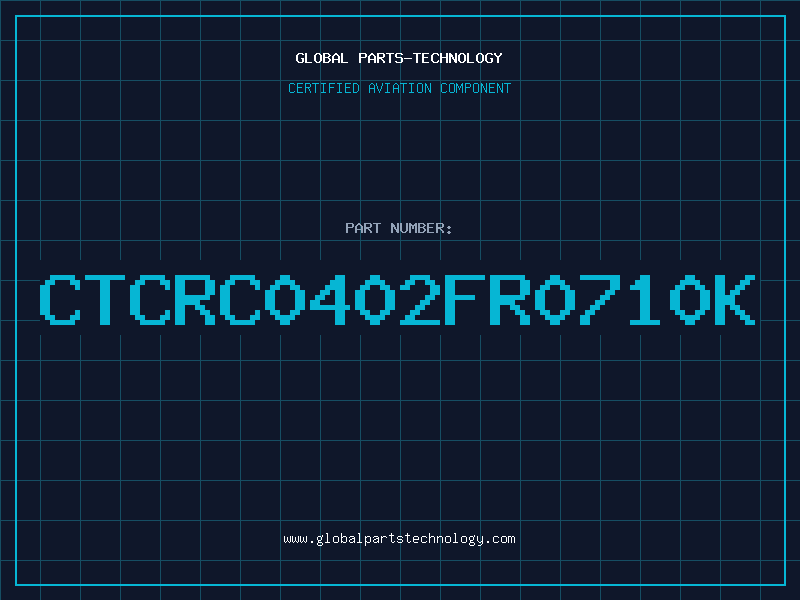 Aviation Part CTCRC0402FR0710K