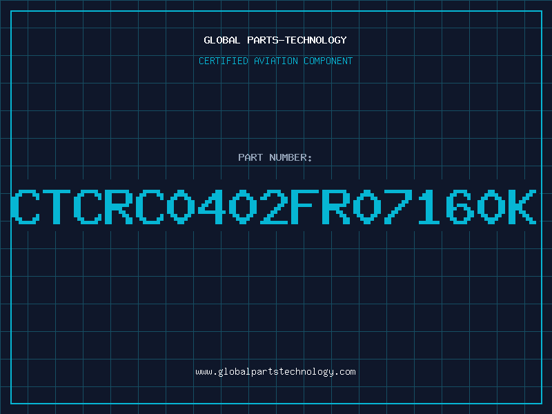 Aviation Part CTCRC0402FR07160K