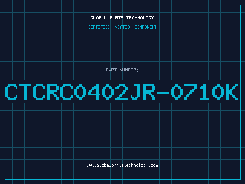 Aviation Part CTCRC0402JR-0710K