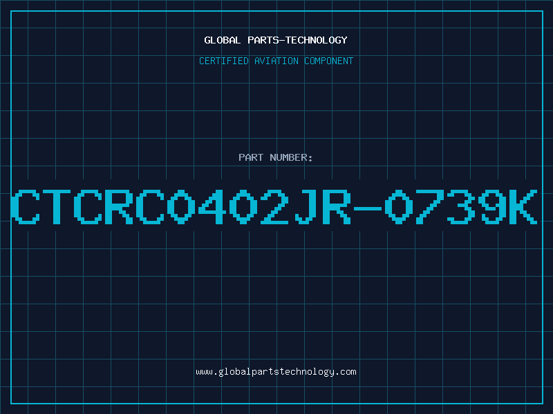 Aviation Part CTCRC0402JR-0739K