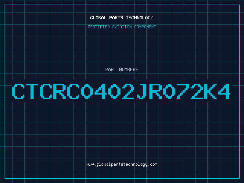 Aviation Part CTCRC0402JR072K4