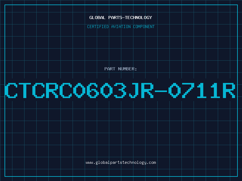 Aviation Part CTCRC0603JR-0711R