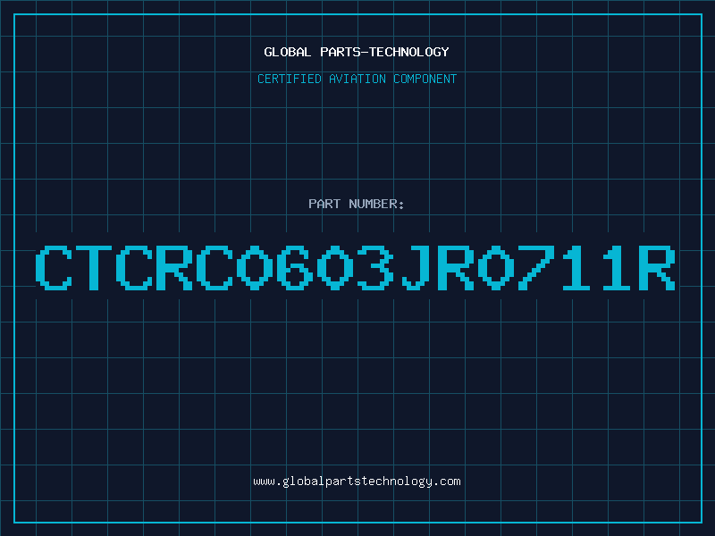 Aviation Part CTCRC0603JR0711R