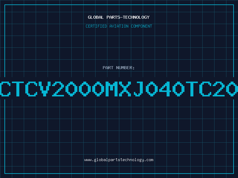 Aviation Part CTCV2000MXJ040TC20