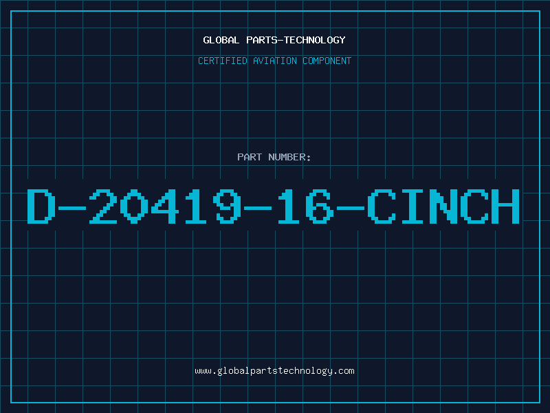 Aviation Part D-20419-16-CINCH