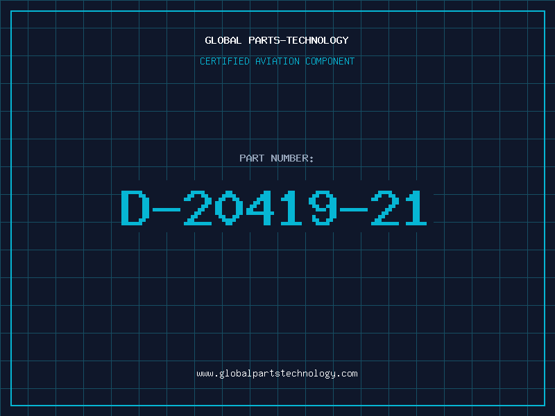 Aviation Part D-20419-21