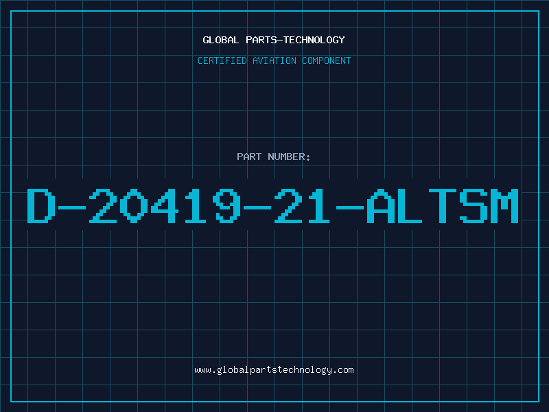 Aviation Part D-20419-21-ALTSM