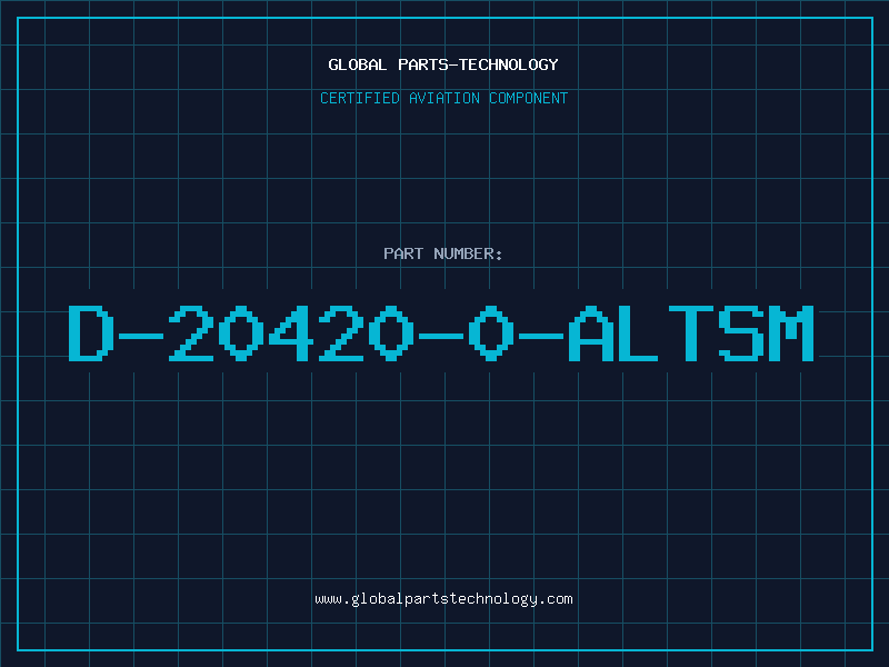 Aviation Part D-20420-0-ALTSM
