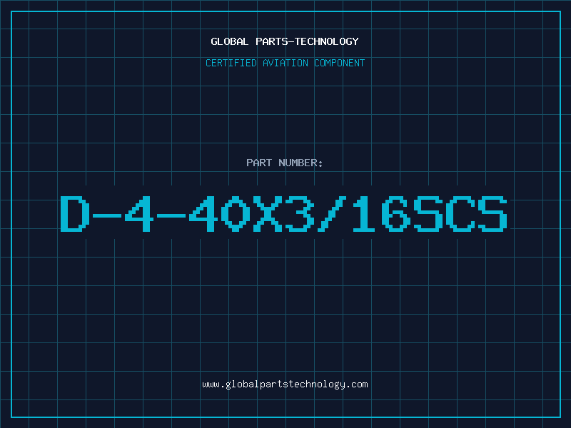 Aviation Part D-4-40X3/16SCS