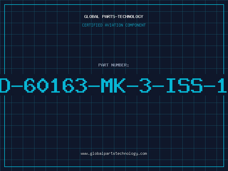 Aviation Part D-60163-MK-3-ISS-1