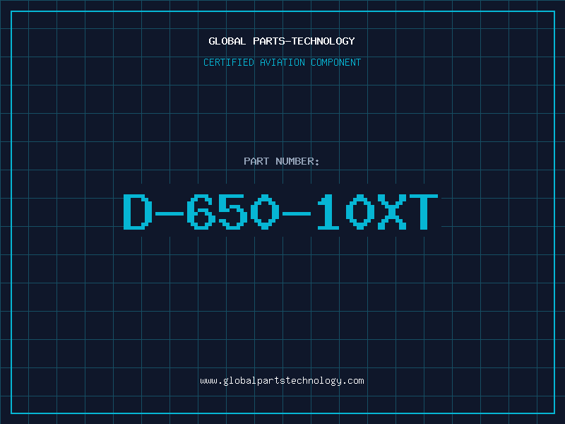 Aviation Part D-650-10XT