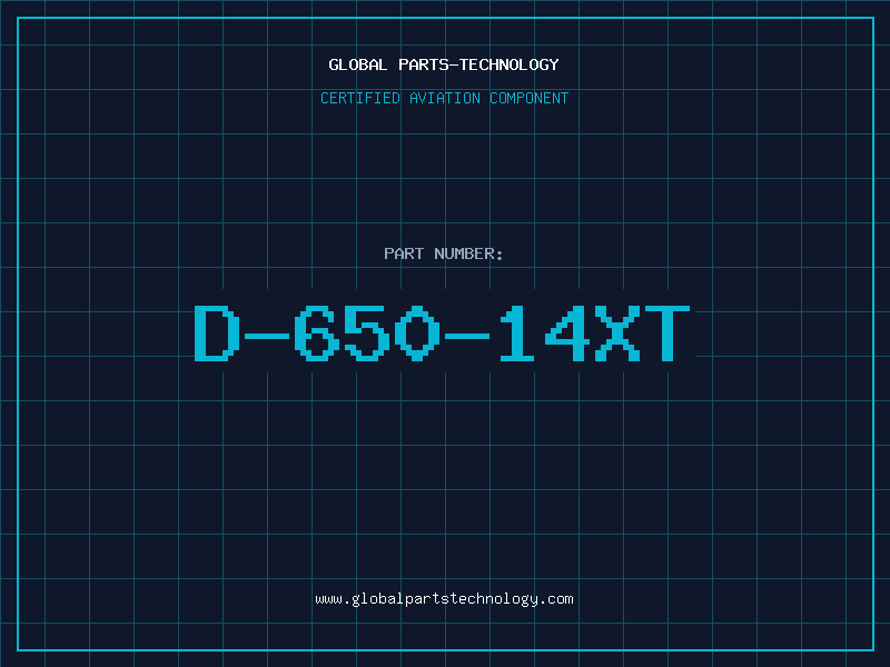 Aviation Part D-650-14XT