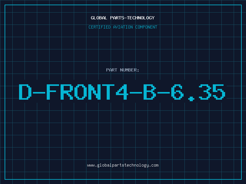 Aviation Part D-FRONT4-B-6.35