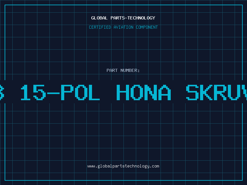 Aviation Part D-SUB 15-POL HONA SKRUVANSL
