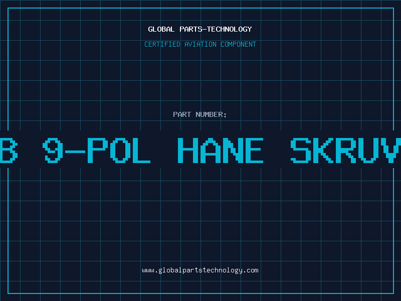 Aviation Part D-SUB 9-POL HANE SKRUVANSL