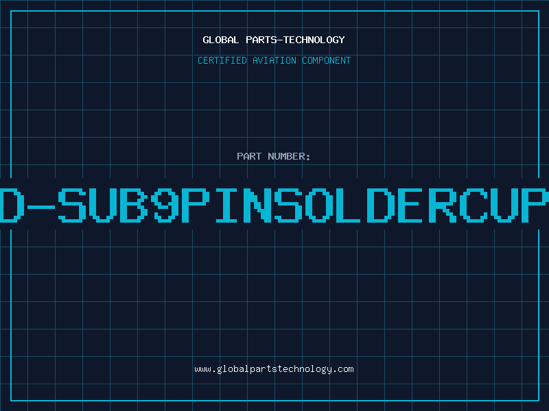 Aviation Part D-SUB9PINSOLDERCUP