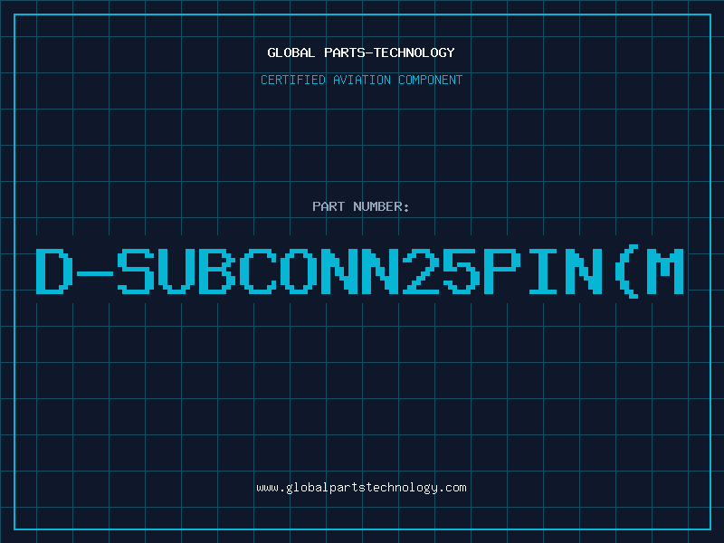 Aviation Part D-SUBCONN25PIN(M