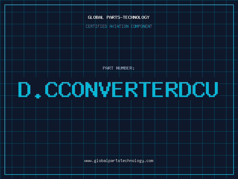 Aviation Part D.CCONVERTERDCU