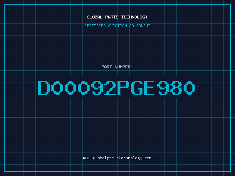 Aviation Part D00092PGE980