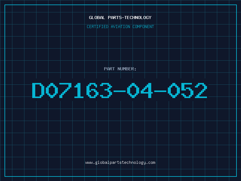 Aviation Part D07163-04-052