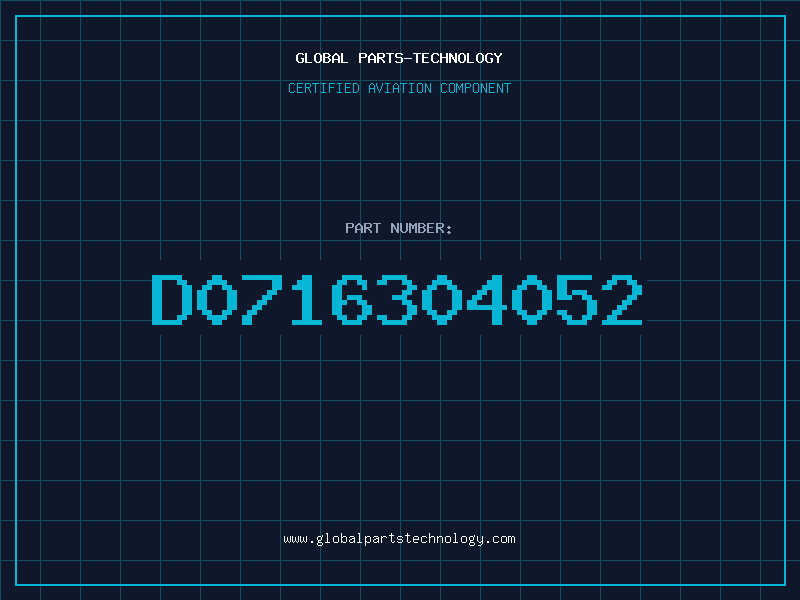 Aviation Part D0716304052