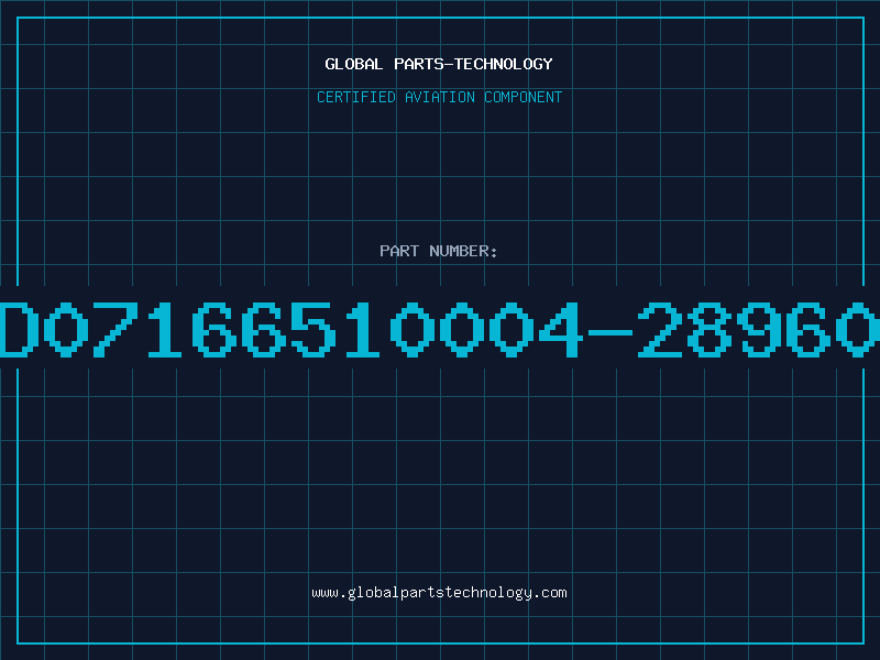 Aviation Part D07166510004-28960