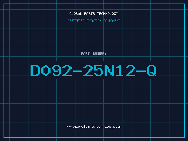 Aviation Part D092-25N12-Q