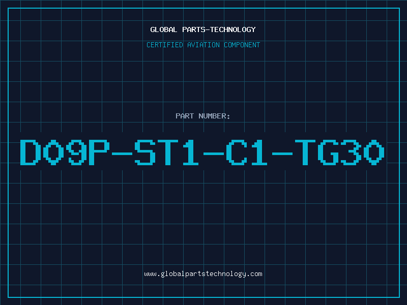 Aviation Part D09P-ST1-C1-TG30