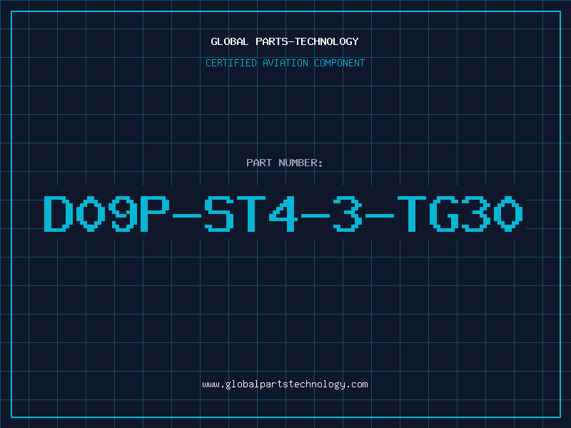 Aviation Part D09P-ST4-3-TG30