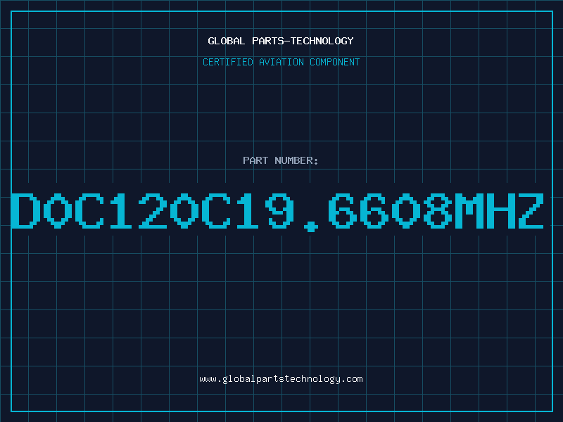 Aviation Part D0C120C19.6608MHZ
