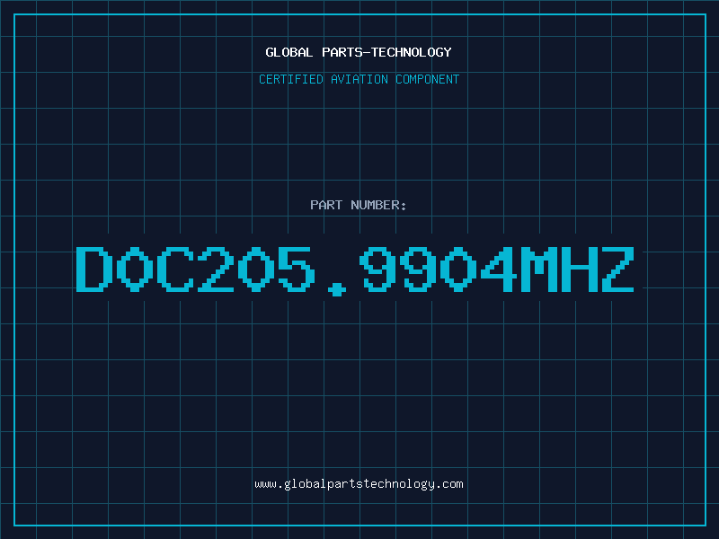Aviation Part D0C205.9904MHZ