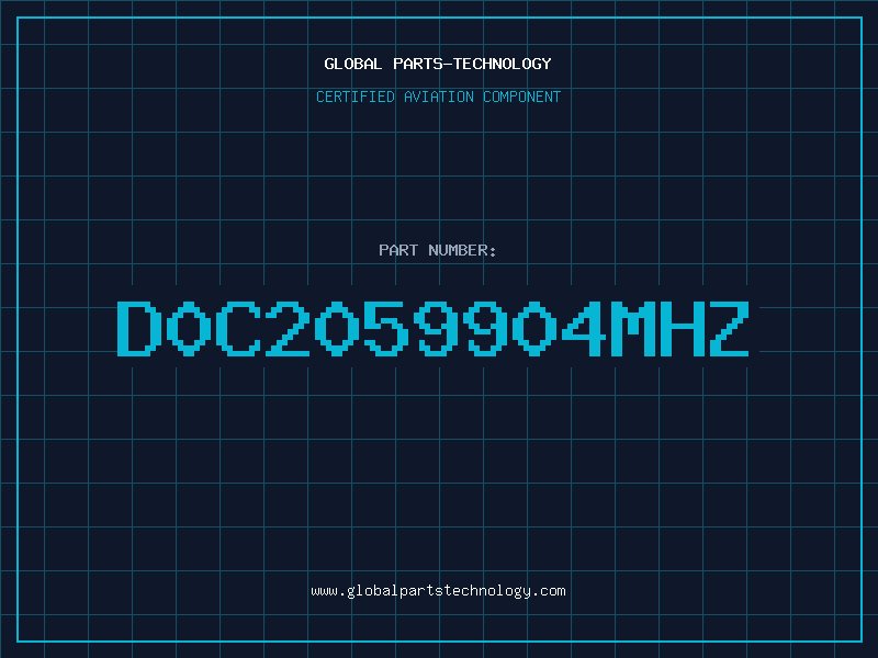 Aviation Part D0C2059904MHZ