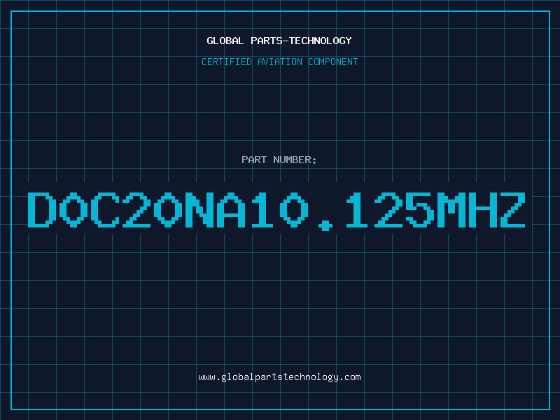 Aviation Part D0C20NA10.125MHZ
