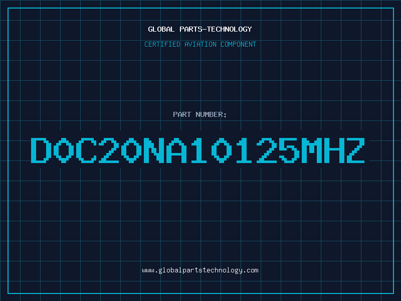 Aviation Part D0C20NA10125MHZ