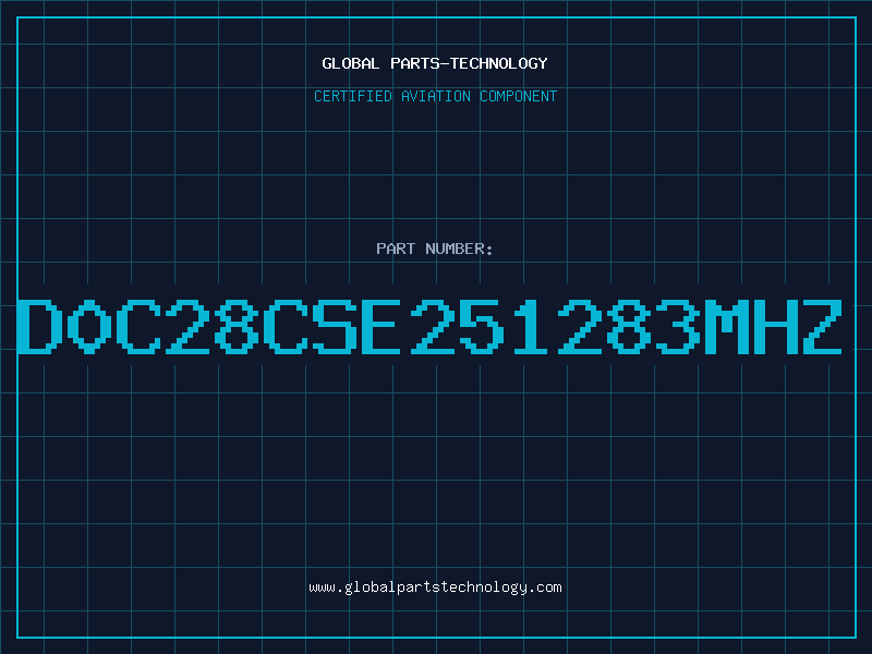 Aviation Part D0C28CSE251283MHZ