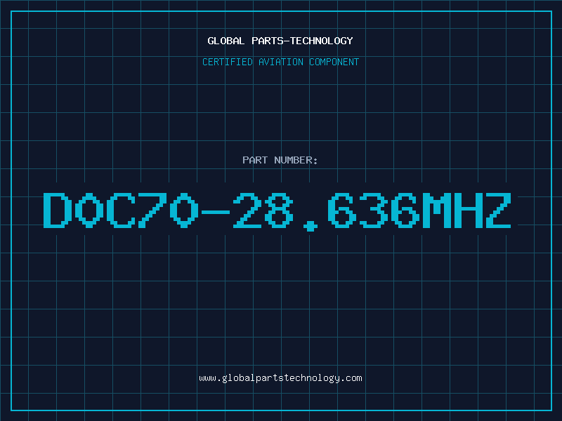 Aviation Part D0C70-28.636MHZ