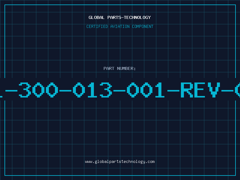 Aviation Part D1-300-013-001-REV-01