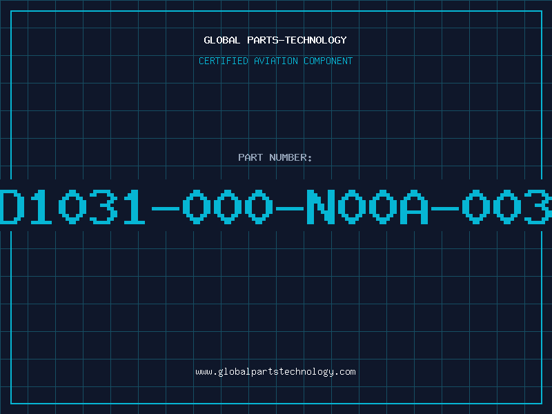 Aviation Part D1031-000-N00A-003