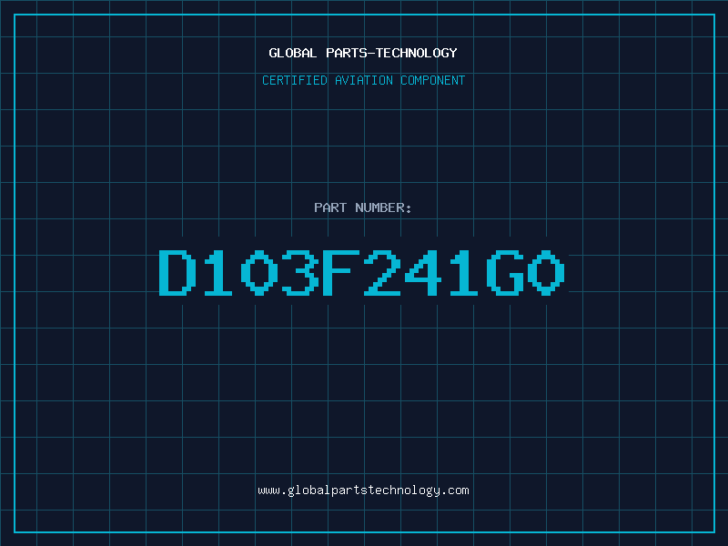 Aviation Part D103F241G0