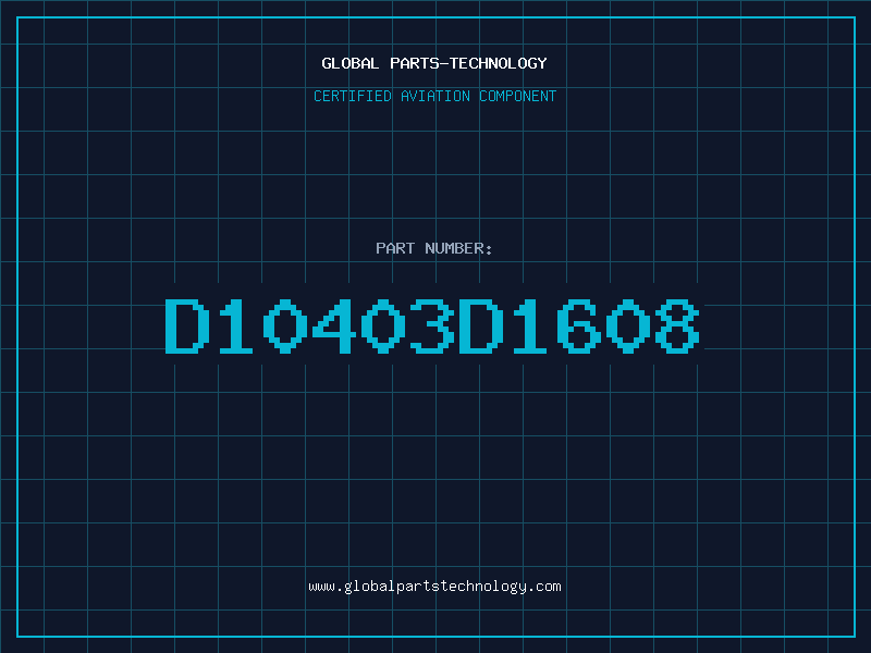 Aviation Part D10403D1608