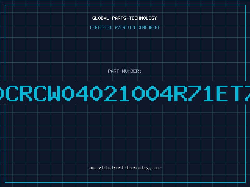 Aviation Part D10CRCW04021004R71ET7E3