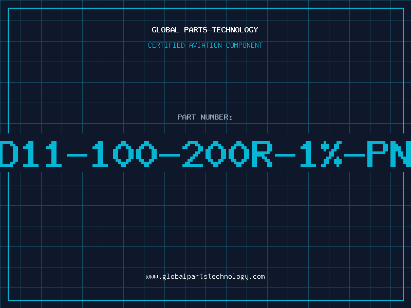 Aviation Part D11-100-200R-1%-PN