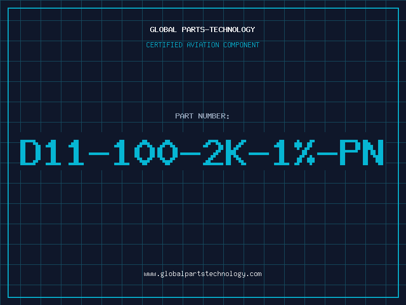 Aviation Part D11-100-2K-1%-PN