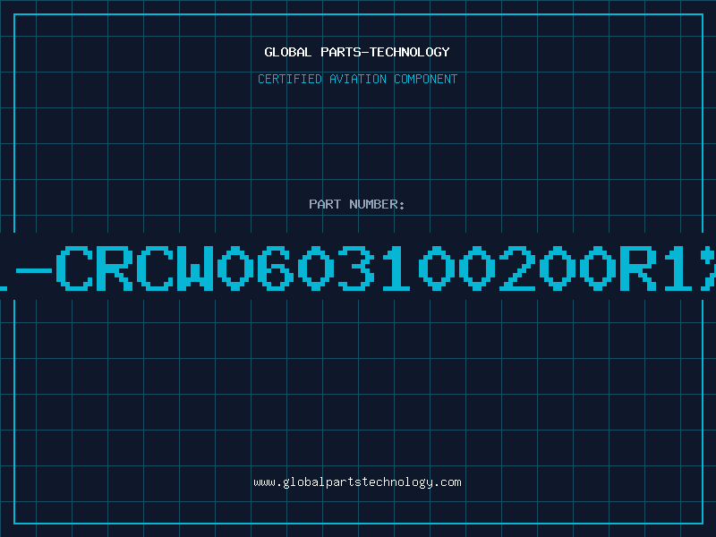Aviation Part D11-CRCW0603100200R1%P5