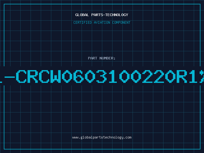 Aviation Part D11-CRCW0603100220R1%P5