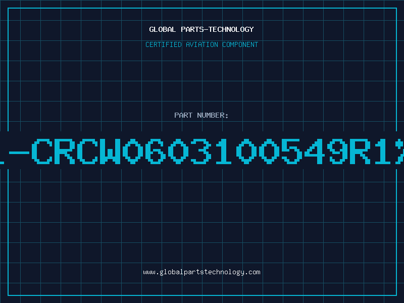 Aviation Part D11-CRCW0603100549R1%P5