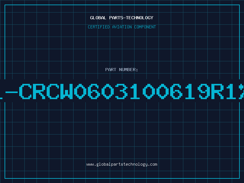 Aviation Part D11-CRCW0603100619R1%P5