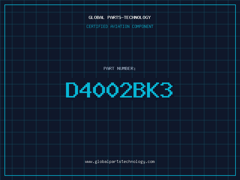 Aviation Part D4002BK3