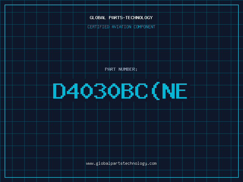 Aviation Part D4030BCNE