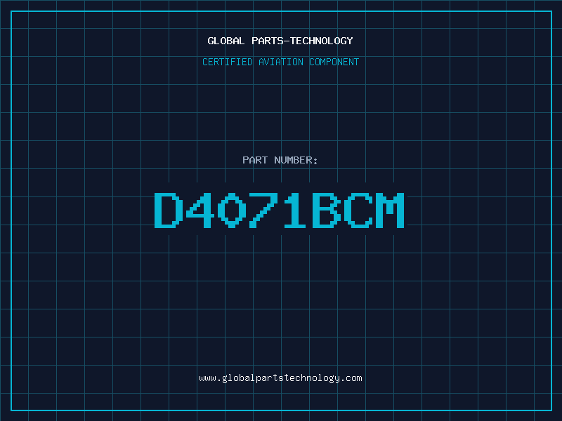 Aviation Part D4071BCM
